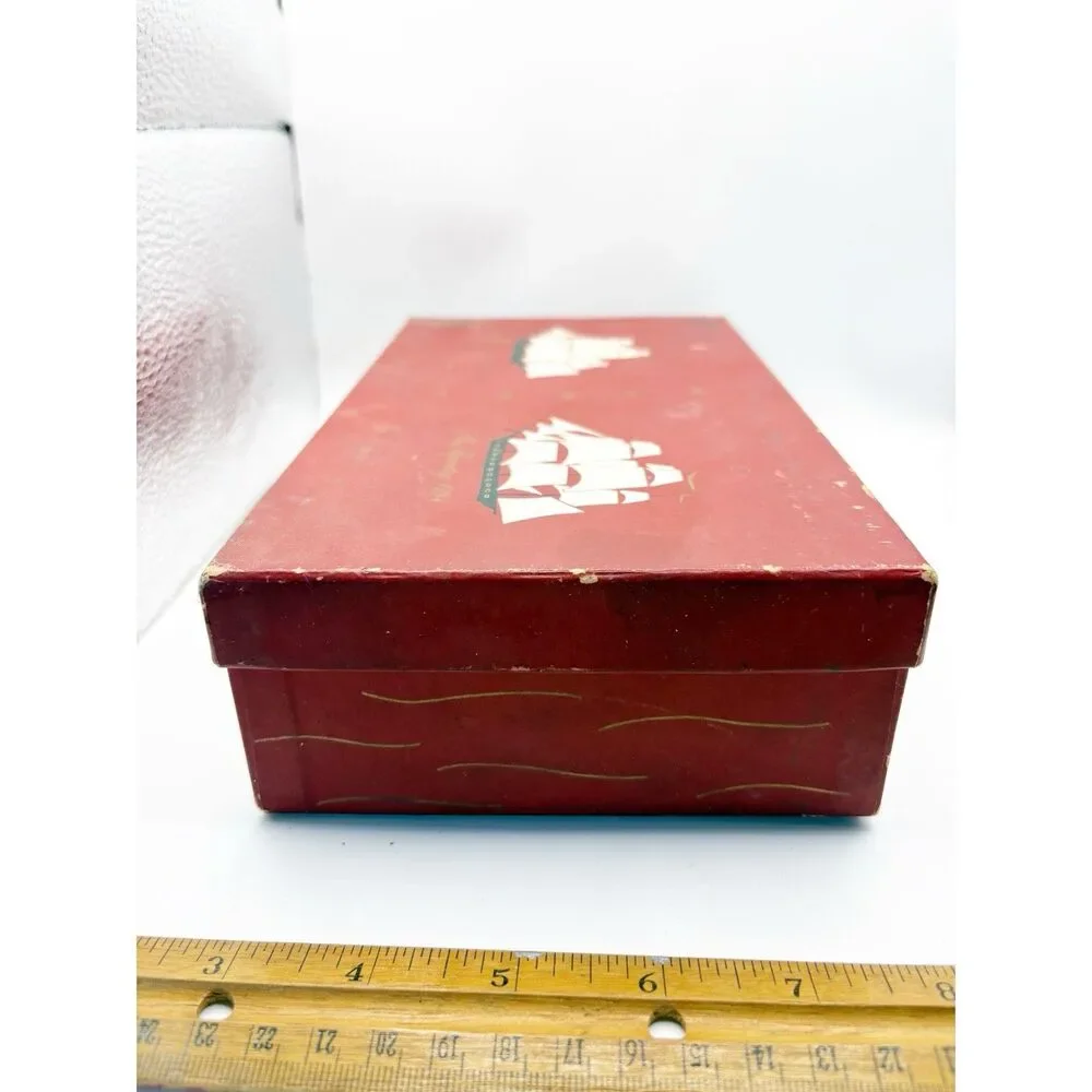 Old Spice Box No 3317 Ship Recovery 1784 Grand Turk 1786 Sewing Notions EMPTY